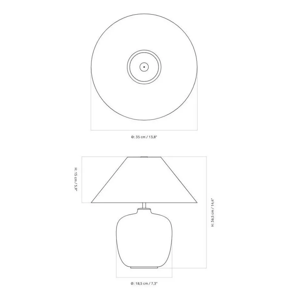 Torso 37 Tischleuchte