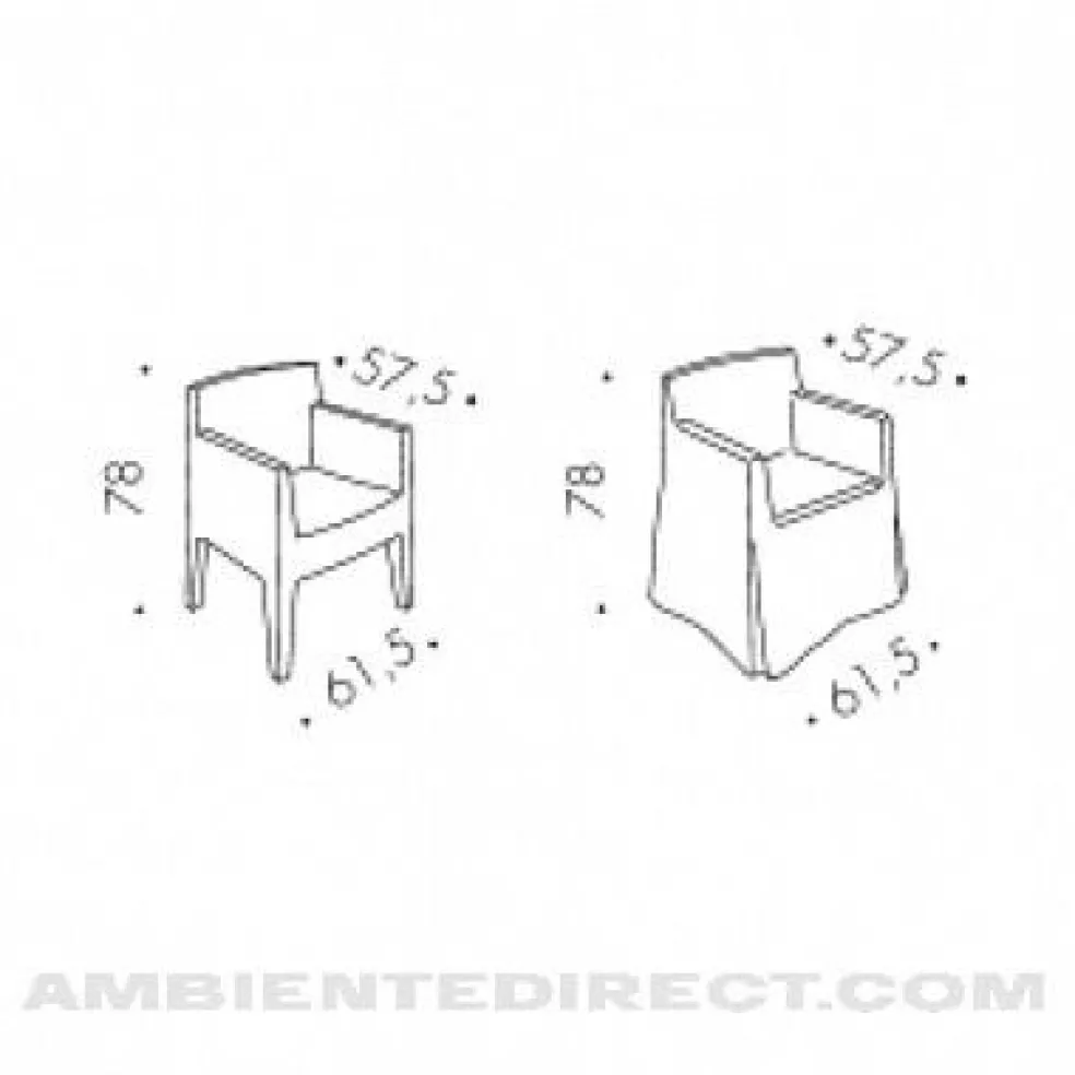 Toy Gartenarmlehnstuhl