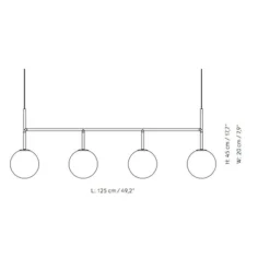 TR Bulb Frame Pendelleuchte