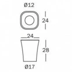 Trash Papierkorb Ø17cm