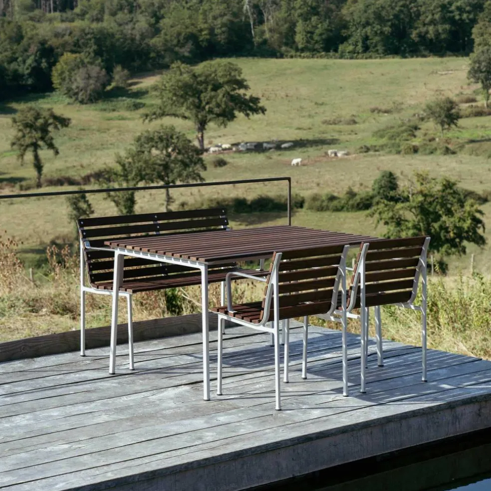 Traverse Dining Gartenbank mit Armlehnen