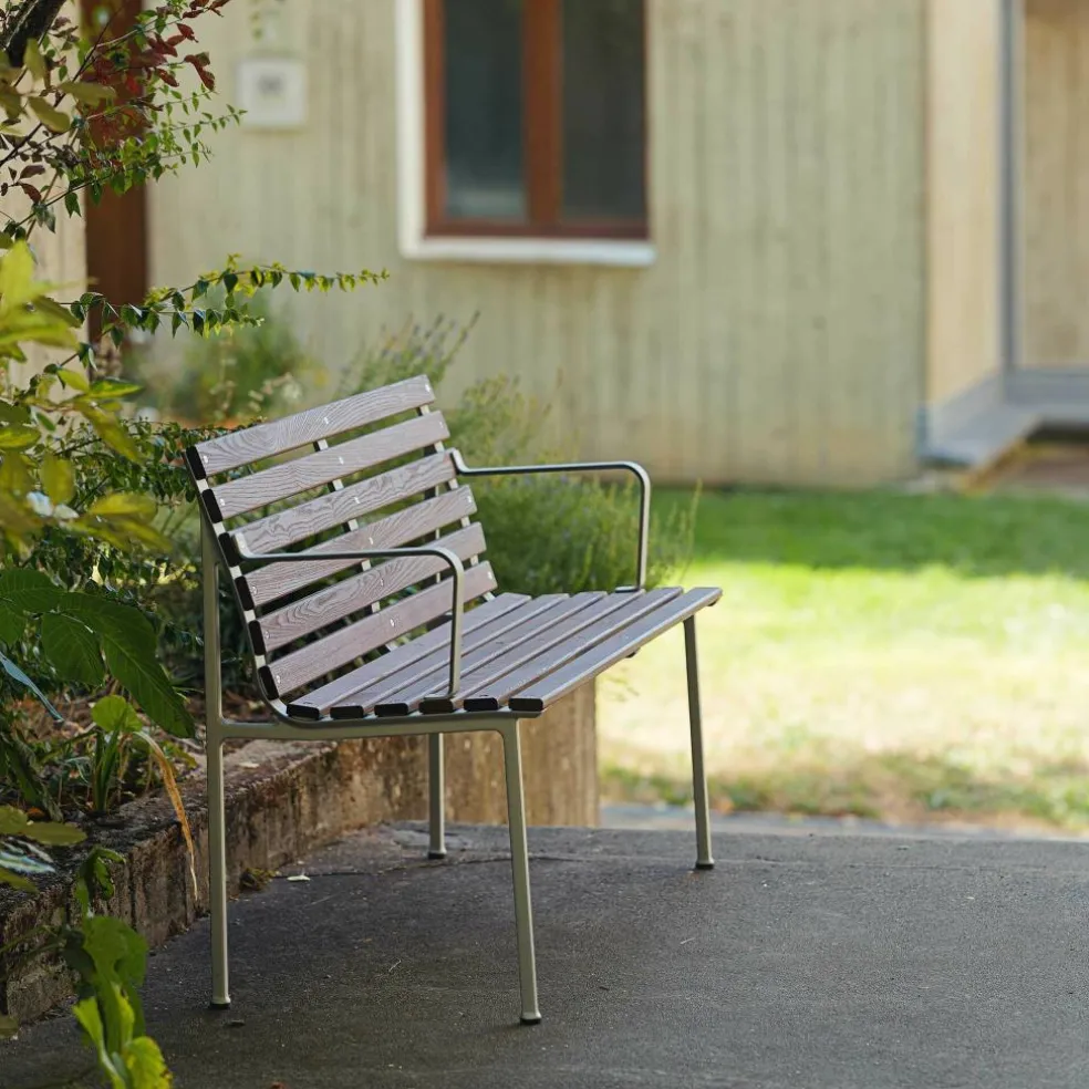 Traverse Dining Gartenbank mit Armlehnen