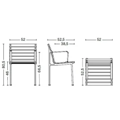 Traverse Gartenarmlehnstuhl