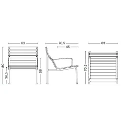 Traverse Lounge Gartenarmlehnstuhl