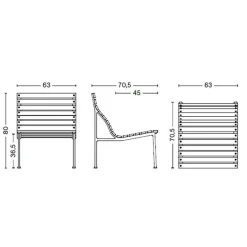 Traverse Lounge Gartenstuhl