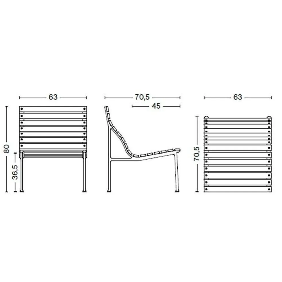 Traverse Lounge Gartenstuhl