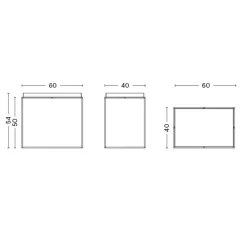 Tray Beistelltisch L