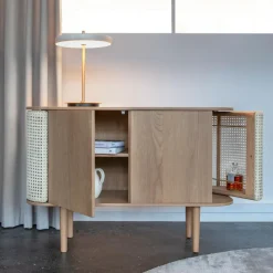 Treasures Sideboard mit 2 Türen Wiener Geflecht