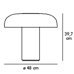 Tropico Grande LED Tischleuchte