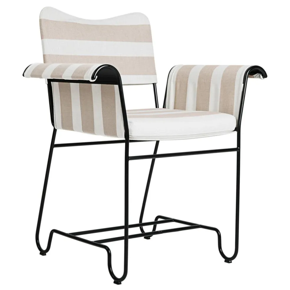 Tropique Outdoor Armlehnstuhl Gestell schwarz