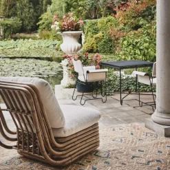 Tropique Outdoor Armlehnstuhl Gestell schwarz