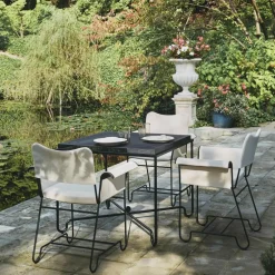 Tropique Outdoor Armlehnstuhl Gestell schwarz