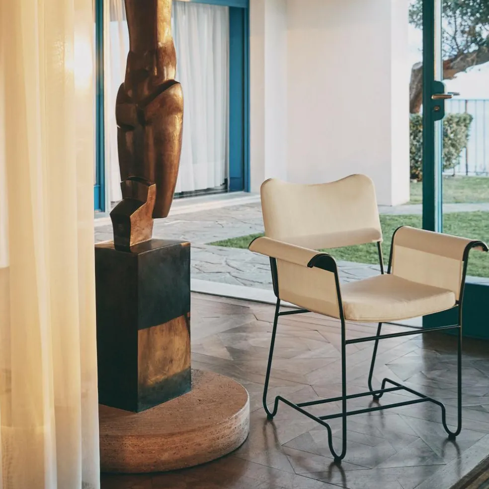 Tropique Outdoor Armlehnstuhl Gestell schwarz