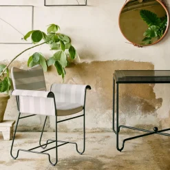 Tropique Outdoor Armlehnstuhl Gestell schwarz