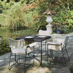 Tropique Outdoor Armlehnstuhl Gestell schwarz