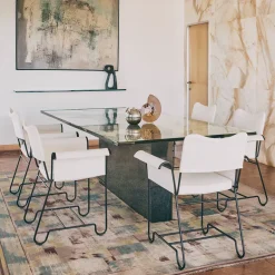 Tropique Outdoor Armlehnstuhl Gestell schwarz