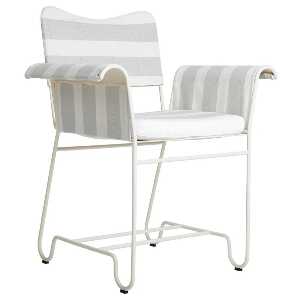 Tropique Outdoor Armlehnstuhl Gestell weiß