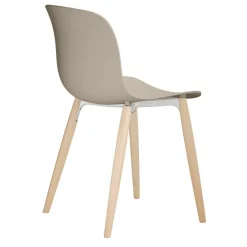 Troy Stuhl Gestell Buche natur Sitz Polypropylen