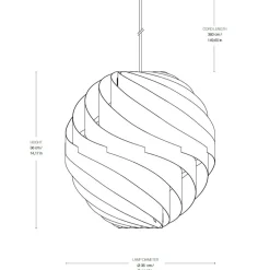Turbo Pendelleuchte Ø36cm