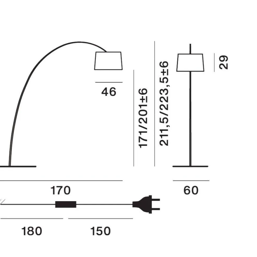 Twiggy LED Stehleuchte