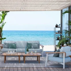 Twins Beistelltisch niedrig 85x85cm