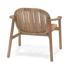 Twins Gartenloungestuhl Teak mit Sitz-/Rückenkissen