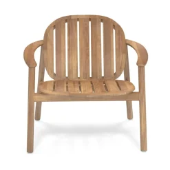 Twins Gartenloungestuhl Teak mit Sitz-/Rückenkissen