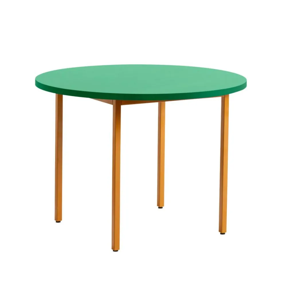 Two-Colour Esstisch Gestell Ocker Ø105cm
