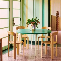 Two-Colour Esstisch Gestell Elfenbein Ø120cm