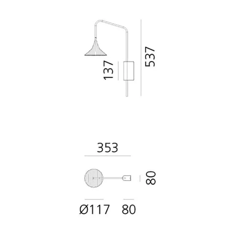 Unterlinden LED Wandleuchte