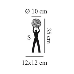 Uomo Della Luce S Tischleuchte