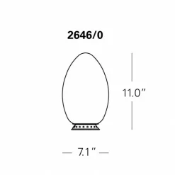 Uovo 2646 Tischleuchte