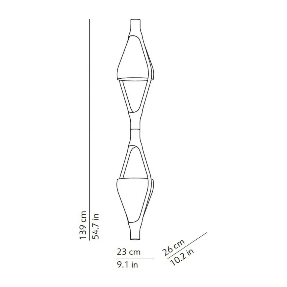 Viceversa 2 LED Pendelleuchte