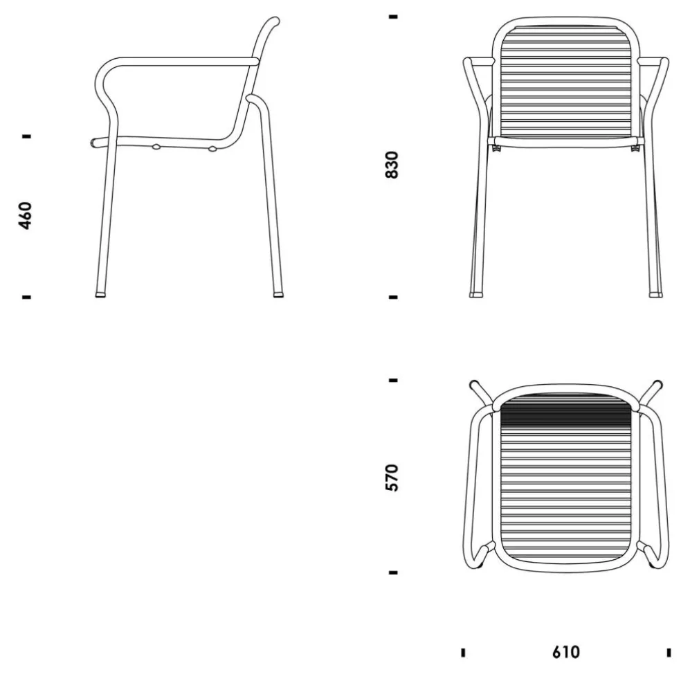 Vig Gartenarmlehnstuhl