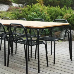 Vig Gartentisch Holz 90x200cm