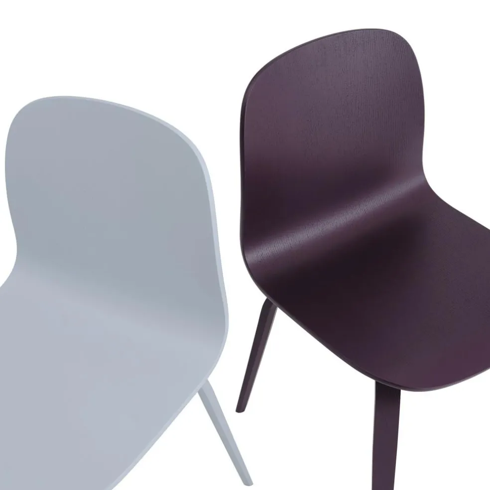 Visu Stuhl mit Holzgestell