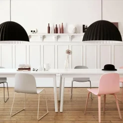 Visu Stuhl mit Holzgestell