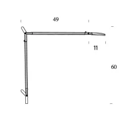 Volée LED Schreibtischleuchte