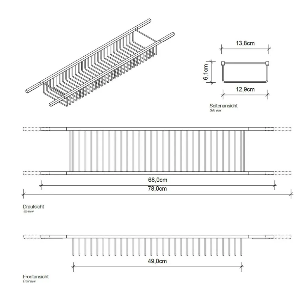 WA WAN1 Wannenablage