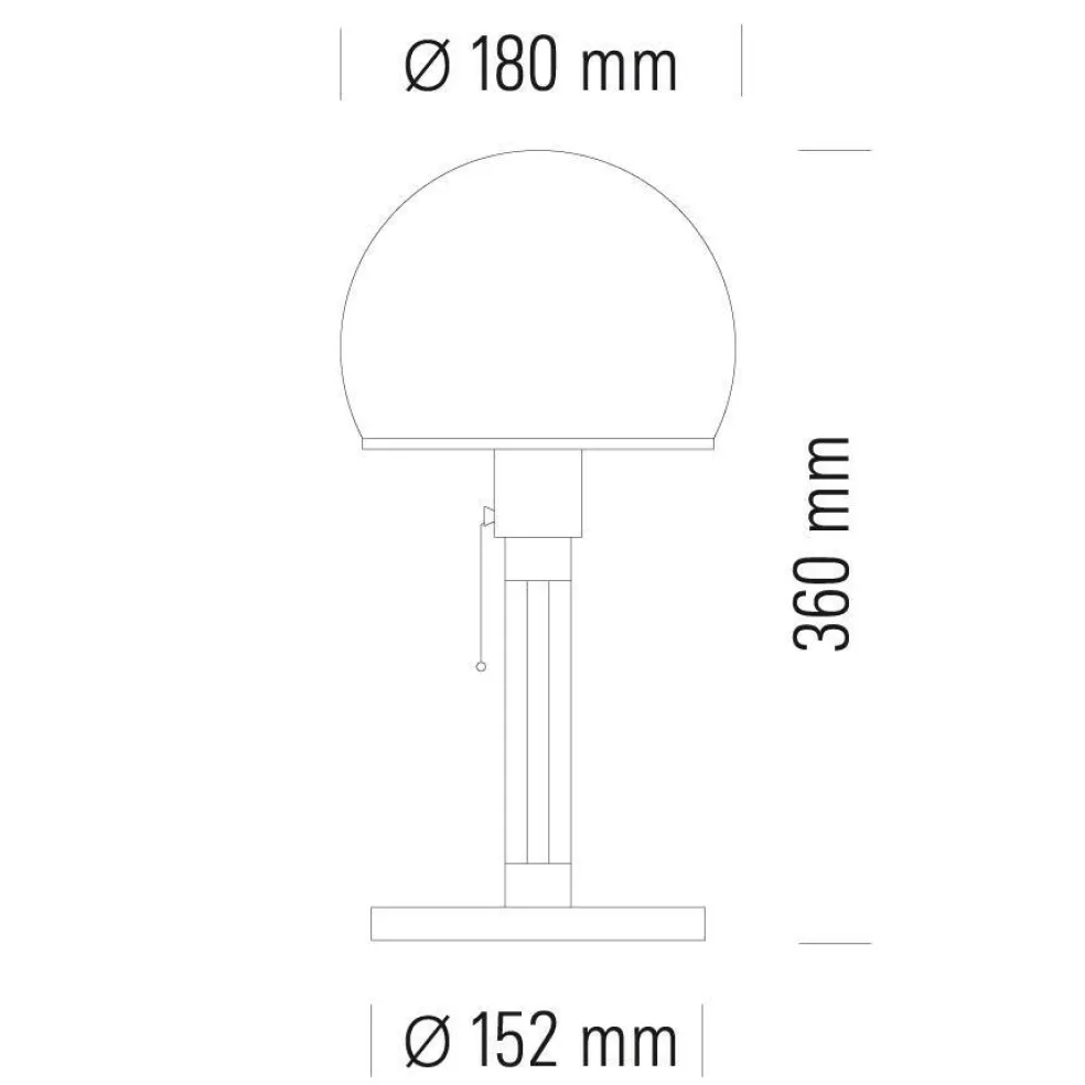 Wagenfeld WG 24 Tischleuchte