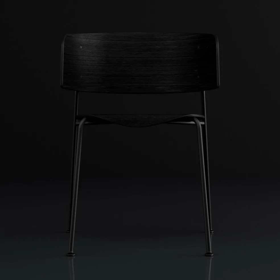 Wagner Armlehnstuhl Gestell schwarz