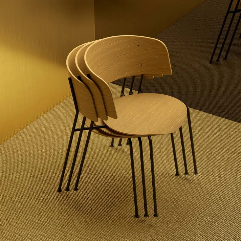 Wagner Armlehnstuhl Gestell schwarz