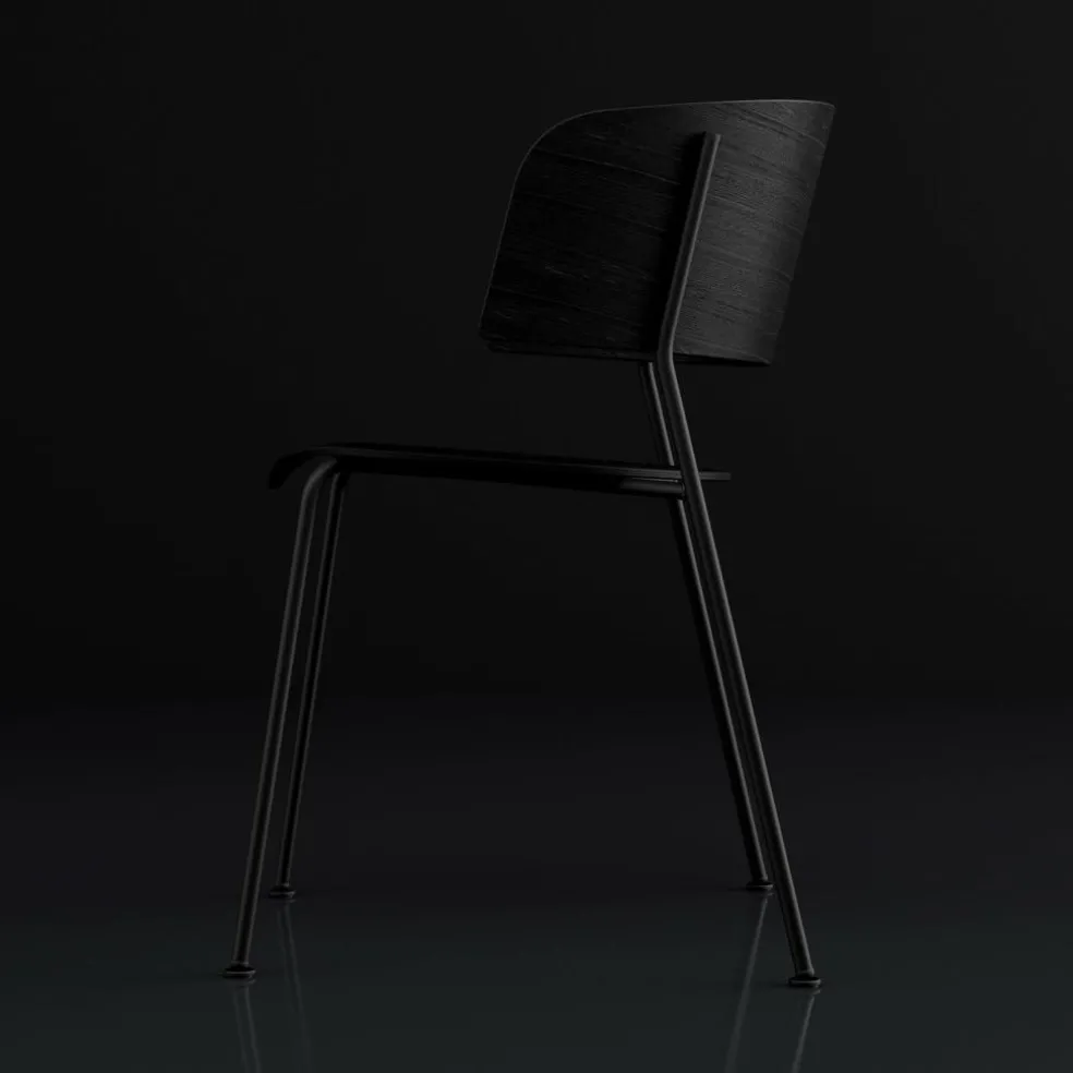 Wagner Armlehnstuhl Gestell schwarz