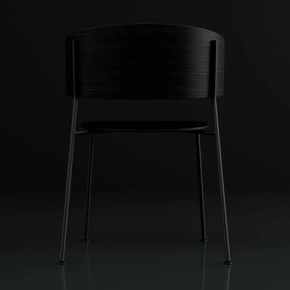 Wagner Armlehnstuhl Gestell schwarz