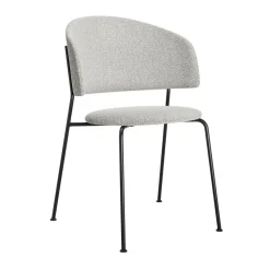 Wagner Dining Chair gepolstert Gestell schwarz