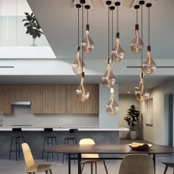 Walnut Knuckle Pendelleuchte