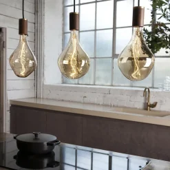 Walnut Knuckle Pendelleuchte