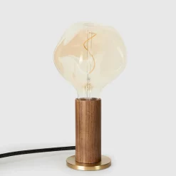 Walnut Knuckle Tischleuchte mit Voronoi I LED E27 2W =><noscript><img width=