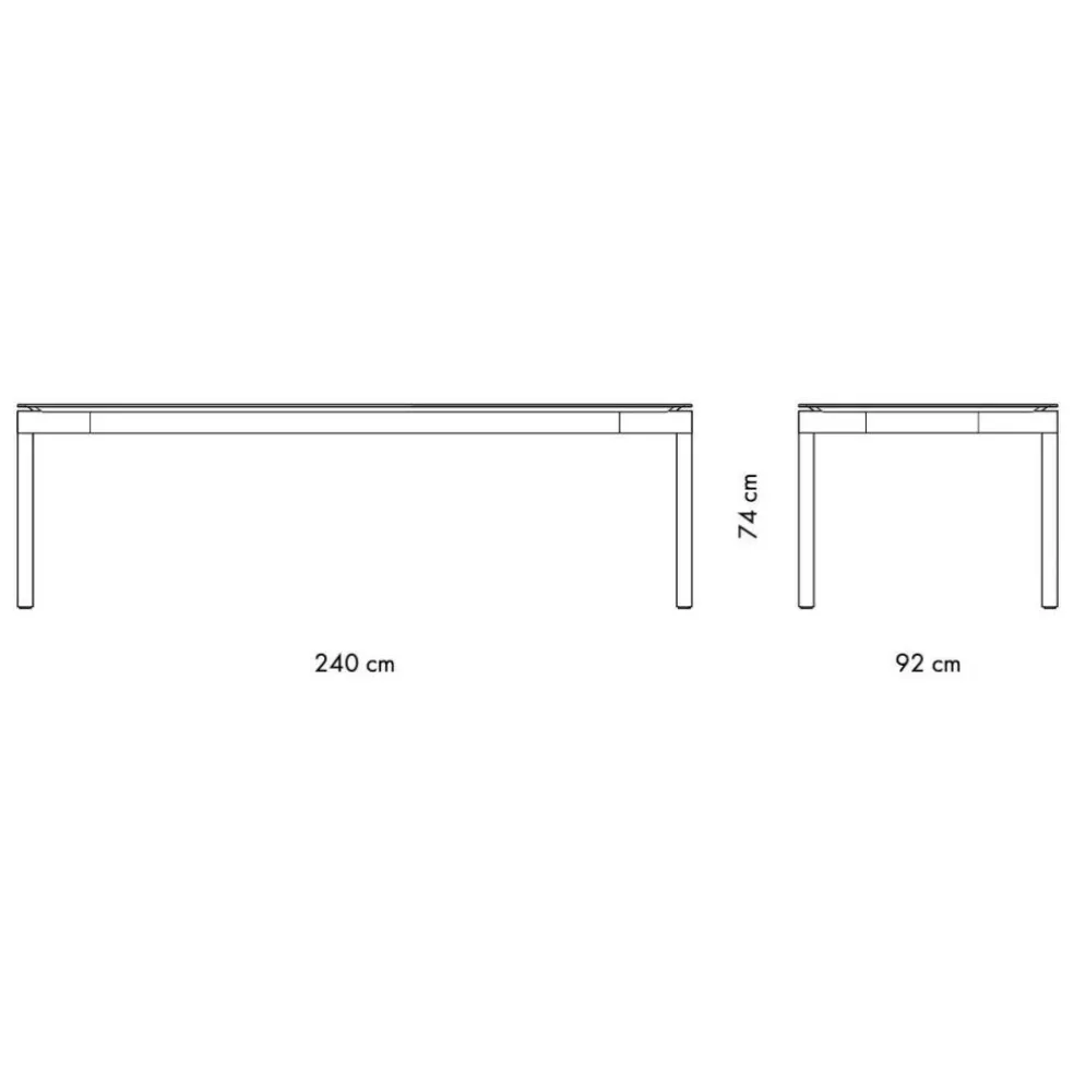 Wedekind XLarge Esstisch 240x92x74cm