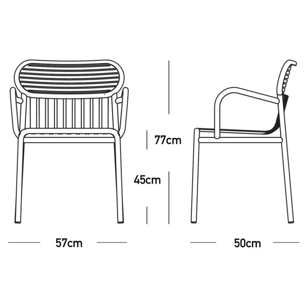 Week-End Bridge Gartenarmlehnstuhl